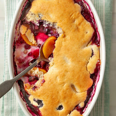 Peach & Blueberry Cobblers