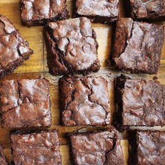 Triple Chocolate Fudge Brownies