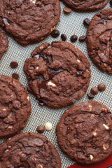 Triple Chocolate Chip Cookies